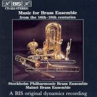 Various - Music For Brass Ens 16/18Thc in the group Externt_Lager /  at Bengans Skivbutik AB (2006856)