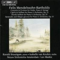 Mendelssohn Felix - Violin/Piano Conc Rondo in the group Externt_Lager /  at Bengans Skivbutik AB (2006902)