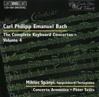 Bach Carl Philipp Emanuel - Keyb Concertos Vol 4 in the group Externt_Lager /  at Bengans Skivbutik AB (2006912)