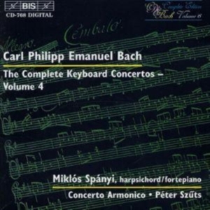 Bach Carl Philipp Emanuel - Keyb Concertos Vol 4 in the group CD / Klassiskt at Bengans Skivbutik AB (2006912)