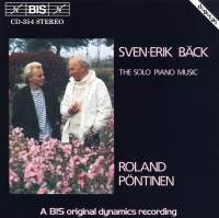Bäck Sven-Erik - Complete Solo Piano Music in the group Externt_Lager /  at Bengans Skivbutik AB (2007090)