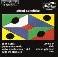 Schnittke Alfred - Violin Son 1/2 Stille Nacht in the group Externt_Lager /  at Bengans Skivbutik AB (2007143)