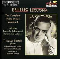 Lecuona Ernesto - Piano Music Vol 3 in the group Externt_Lager /  at Bengans Skivbutik AB (2007145)