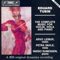 Tubin Eduard - Complete Music For Violin/Vla/ in the group Externt_Lager /  at Bengans Skivbutik AB (2007176)