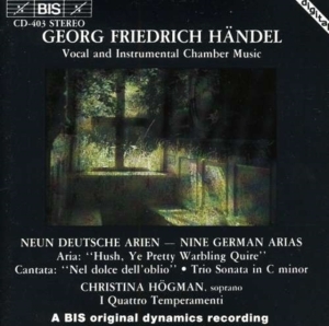 Handel George Frideric - Neun Deutschen Arien in the group Externt_Lager /  at Bengans Skivbutik AB (2007183)