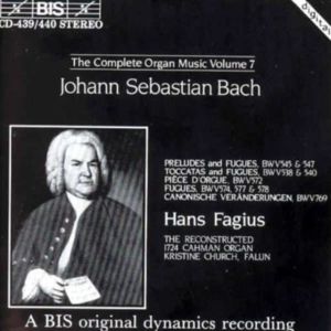 Bach Johann Sebastian - Organ Music Vol 7 in the group Externt_Lager /  at Bengans Skivbutik AB (2007202)