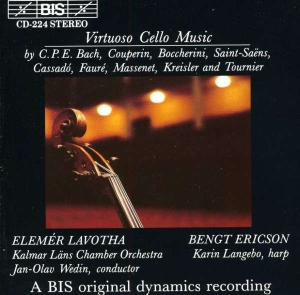 Various - Virtuoso Cello Music in the group Externt_Lager /  at Bengans Skivbutik AB (2007239)