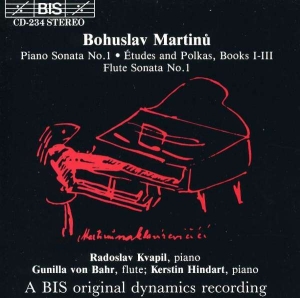 Martinu Bohuslav - Piano Son 1 /Etudes /Polkas in the group Externt_Lager /  at Bengans Skivbutik AB (2007288)