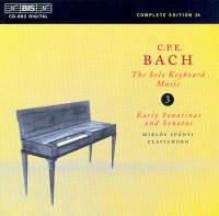 Bach Carl Philipp Emanuel - Solo Keyb Music Vol 3 in the group Externt_Lager /  at Bengans Skivbutik AB (2007316)
