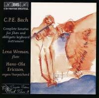 Bach Carl Philipp Emanuel - Flute Sonatas in the group Externt_Lager /  at Bengans Skivbutik AB (2007340)