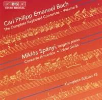 Bach Carl Philipp Emanuel - Keyboard Concertos Vol 8 in the group CD / Klassiskt at Bengans Skivbutik AB (2007381)