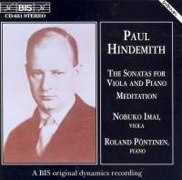 Hindemith Paul - Son For Vla Piano /Meditation in the group Externt_Lager /  at Bengans Skivbutik AB (2007388)