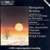 Britten Benjamin - Frank Bridge Vars in the group Externt_Lager /  at Bengans Skivbutik AB (2007599)