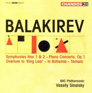 Balakirev - Symphonies 1 & 2, Piano Concer in the group Externt_Lager /  at Bengans Skivbutik AB (2007629)