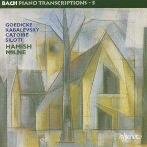 Bach - Piano Transcriptions 5 (H Miln in the group Externt_Lager /  at Bengans Skivbutik AB (2007863)