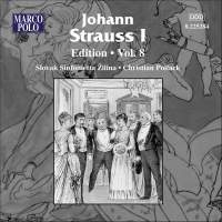Strauss I Johann - Edition Vol. 8 in the group Externt_Lager /  at Bengans Skivbutik AB (2007978)