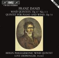 Danzi Franz - Wind Quintets Vol 1 in the group Externt_Lager /  at Bengans Skivbutik AB (2008333)