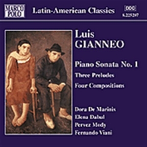 Gianneo Luis - Piano Works Vol 3 in the group CD / Klassiskt at Bengans Skivbutik AB (2008752)