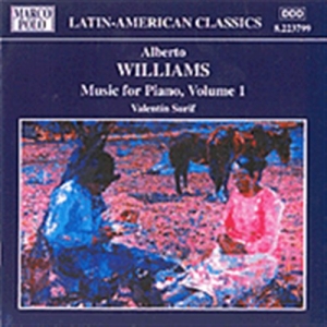 Williams Alberto - Music For Piano Vol 1 in the group CD / Klassiskt at Bengans Skivbutik AB (2008773)