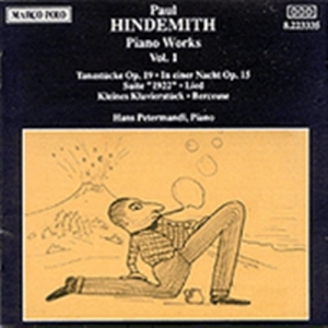 Hindemith Paul - Piano Works Vol 1 in the group CD / Klassiskt at Bengans Skivbutik AB (2008850)