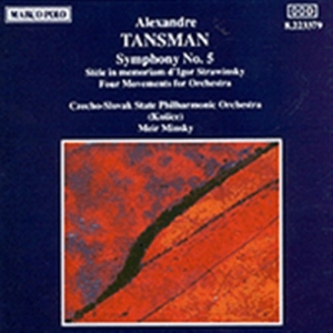 Tansman Alexandre - Symphony 5/Orc Music in the group CD / Klassiskt at Bengans Skivbutik AB (2009099)