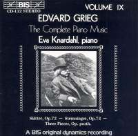 Grieg Edvard - Complete Piano Music Vol 9 in the group Externt_Lager /  at Bengans Skivbutik AB (2009125)
