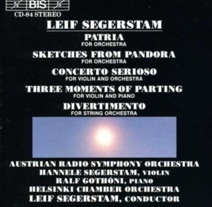 Segerstam Leif - Orchestral Works in the group Externt_Lager /  at Bengans Skivbutik AB (2009188)