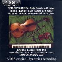 Prokofiev Sergey - Cello Sonatas/Franck/Faure in the group Externt_Lager /  at Bengans Skivbutik AB (2009260)