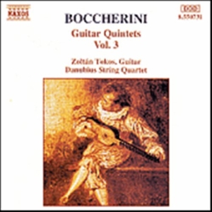 Boccherini Luigi - Guitar Quintets Vol 3 in the group Externt_Lager /  at Bengans Skivbutik AB (2009374)