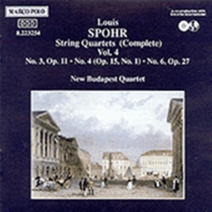 Spohr Louis - String Quartet Op11 Op15 1/Op2 in the group CD / Klassiskt at Bengans Skivbutik AB (2009525)