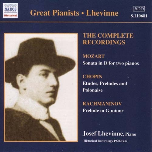 Various - Joseph Lhevinne in the group Externt_Lager /  at Bengans Skivbutik AB (2009546)