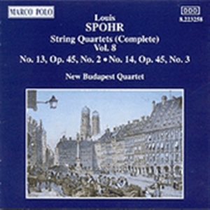 Spohr Louis - String Quartet Op45 2 3 in the group CD / Klassiskt at Bengans Skivbutik AB (2009585)