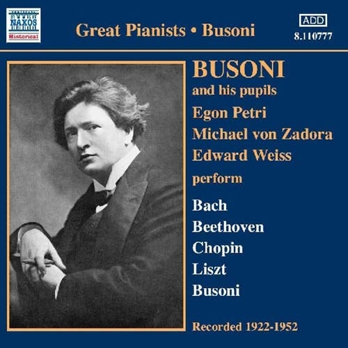 Various - Busoni & Pupils in the group CD / Klassiskt at Bengans Skivbutik AB (2009619)