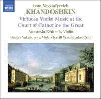 Khandoshkin - Violin Sonatas Nos 1-3 in the group Externt_Lager /  at Bengans Skivbutik AB (2010071)
