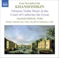 Khandoshkin - Violin Sonatas Nos 1-3 in the group CD / Klassiskt at Bengans Skivbutik AB (2010071)