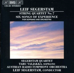 Segerstam Leif - String Quartet 7/Experience So in the group Externt_Lager / at Bengans Skivbutik AB (2010088)