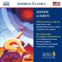 Achron Joseph - Violin Conserto No 1 in the group Externt_Lager /  at Bengans Skivbutik AB (2010310)