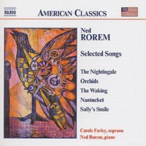 Rorem Ned - Selected Songs in the group CD / Klassiskt at Bengans Skivbutik AB (2010339)