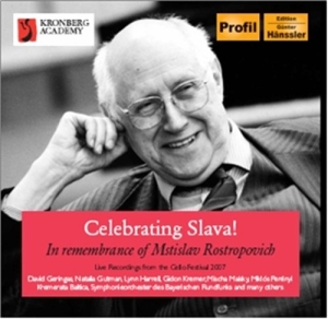 Various - Celebrating Slava Rostropovich in the group Externt_Lager /  at Bengans Skivbutik AB (2010713)
