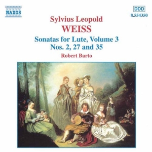 Weiss Silvius Leopold - Sonatas For Lute Vol 3 in the group Externt_Lager /  at Bengans Skivbutik AB (2010860)