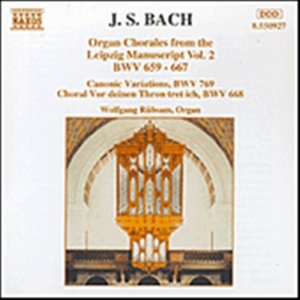 Bach Johann Sebastian - Organ Chorales Vol 2 in the group Externt_Lager /  at Bengans Skivbutik AB (2010864)