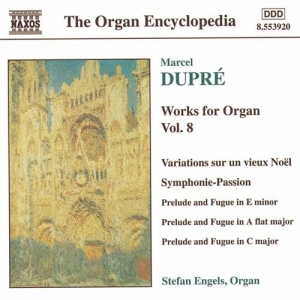 Dupre Marcel - Works For Organ Vol 8 in the group Externt_Lager /  at Bengans Skivbutik AB (2010879)