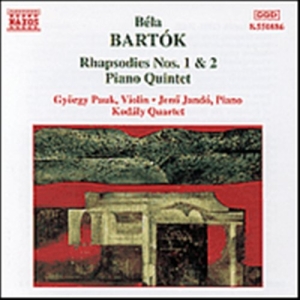 Bartok Bela - Rhapsodies 1 & 2 in the group Externt_Lager /  at Bengans Skivbutik AB (2011037)