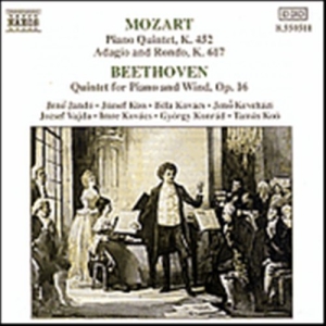 Mozart/Beethoven - Piano Quintets in the group Externt_Lager /  at Bengans Skivbutik AB (2011093)