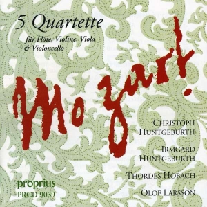 Mozart Wolfgang Amadeus - Five Flute Quartet in the group Externt_Lager /  at Bengans Skivbutik AB (2011138)