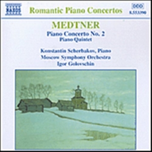 Medtner Nikolay - Piano Concerto No 2 / Piano Qu in the group Externt_Lager /  at Bengans Skivbutik AB (2011748)