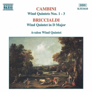 Cambini/Briccialdi - Blåskvintett in the group CD / Klassiskt at Bengans Skivbutik AB (2011751)