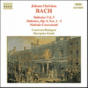 Bach Johann Christian - Sinfonias Vol 3 in the group Externt_Lager /  at Bengans Skivbutik AB (2011789)