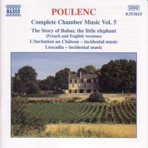 Poulenc Francis - Complete Chbr Music Vol 5 in the group Externt_Lager /  at Bengans Skivbutik AB (2011809)