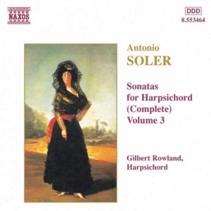 Soler Antonio - Sonatas For Harpsichord Vol 3 in the group Externt_Lager /  at Bengans Skivbutik AB (2011820)